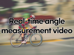 Real-time angle measurement video