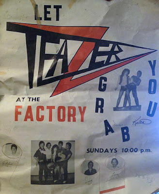 Teazer flyer for The Factory rock club