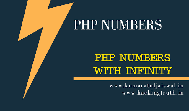 PHP numbers with infinty