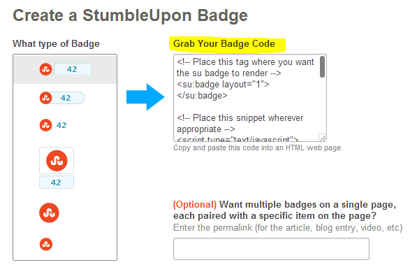 How to Add Stumble Upon Button to Blogger
