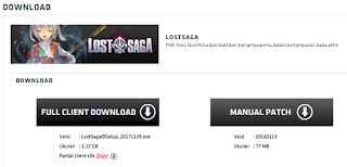 Tampilan Tempat Download Game Lost Saga Indonesia