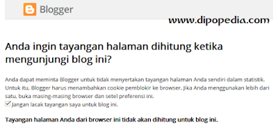 Gambar posting Fitur Preferensi Pelacakan Tayangan Blog Di Blogger.com