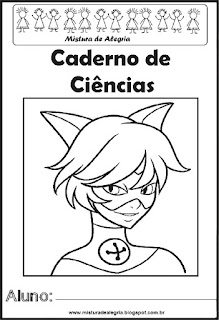 Capa para caderno Ladybug