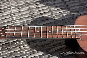 Barnes and Mullins Bowley Ukulele fingerboard