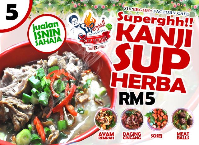 REMPAH SUP HERBA: MENU SUPERGHH!! KANJI