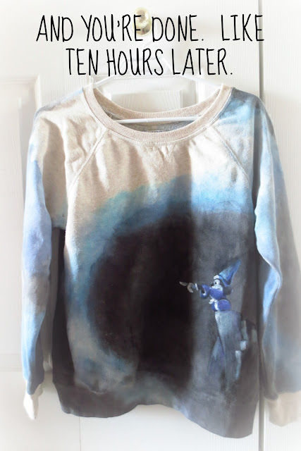 DIY ASOS Fantasia Sweatshirt