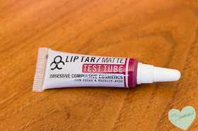 Birchbox: The Lip Sync Kit Review - OCC Obsessive Compulsive Cosmetics Lip Tar in Strumpet Swatches