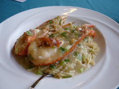 Lobster e-fu noodles, Lamma Island