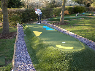 Mini Golf at the Metro Golf Centre in Barnet, London