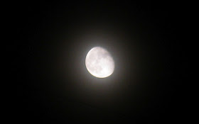 moon photo with Canon A3100 IS point and shoot