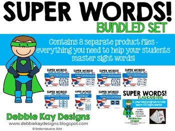 https://www.teacherspayteachers.com/Product/Sight-Words-Bundle-2074326