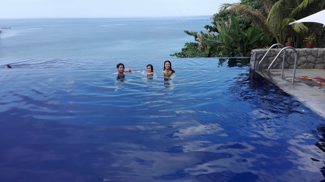 infinity pool at club punta fuego