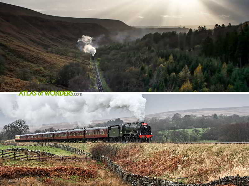 Railroad Yorkshire establishing shots