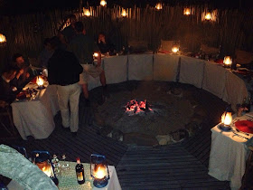 Sabi Sands - Dinner around a fire pit