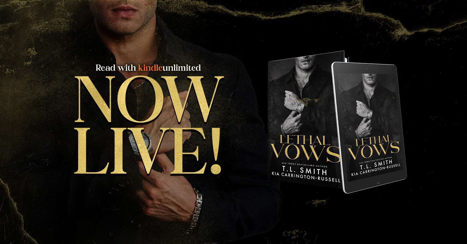 Enticing Journey Book Promotions - 🖤 𝗖𝗢𝗩𝗘𝗥 𝗥𝗘𝗩𝗘𝗔𝗟 🖤 Lethal Vows  byAuthor T.L Smith & Kia Carrington-Russell is releasing December 29th!  PreOrder →  Goodreads TBR  →