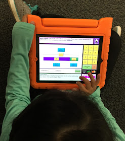 iPad math game: tape diagrams - Light Bulbs and Laughter Blog