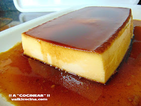 Flan de café y leche condensada