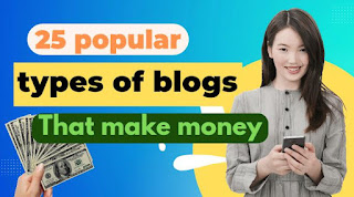 Popular types of blogs that make money thumbnail