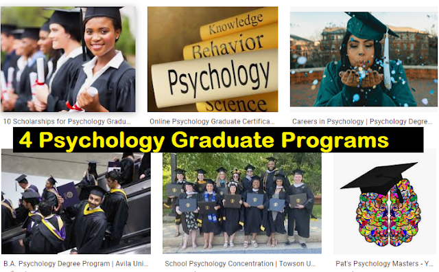 4 Psychology Graduate Programs