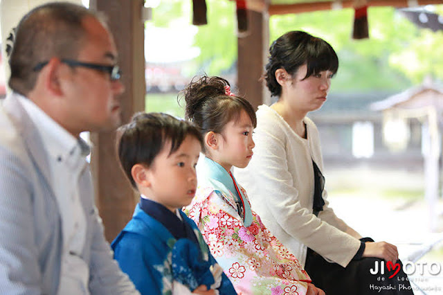 手向山八幡宮での七五三出張撮影