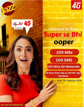 PAF Jazz Warid's Most Affordable Packages of 2024!