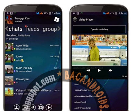 Download BBM2 Mod WP Watch Video Player apk