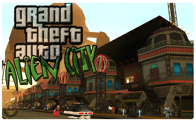 GTA San Andreas: Anderius Alien City [MOD] Download
