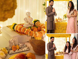 Ayushmann Khurrana’s eco-friendly Ganesh at home!