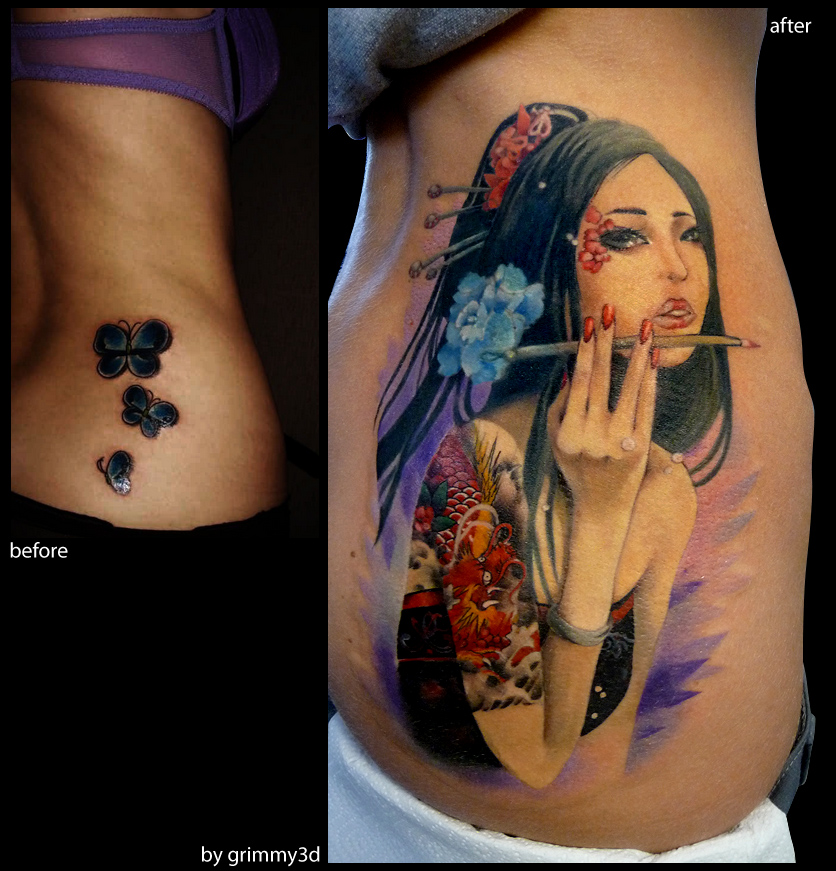 Labels TATUAGEM GUEIXA ANTES E DEPOIS