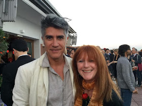 Alejandro Aravena and Cat Bauer at Variety party  Venice Blog