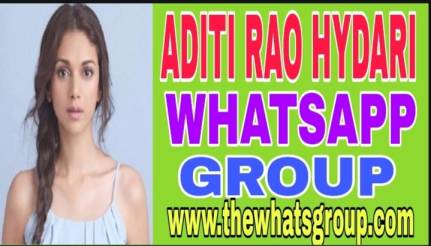 Join 200+ Latest Aditi Rao Hydari Whatsapp Group Links
