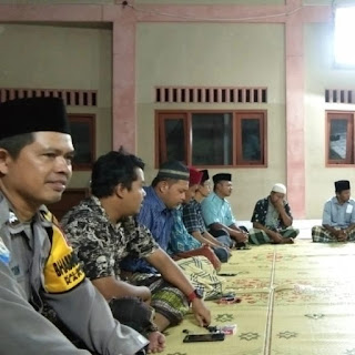 BHABINKAMTIBMAS DAN BABINSA KALURAHAN BENDUNGAN HADIRI DOA BERSAMA