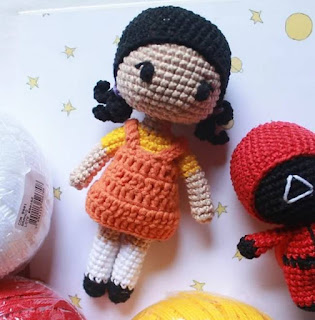 PATRON GRATIS MUÑECA ROBOT | EL JUEGO DEL CALAMAR AMIGURUMI 55032