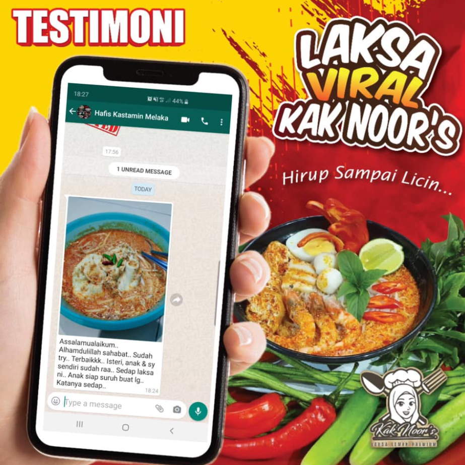 Laksa Viral Kak Noor's