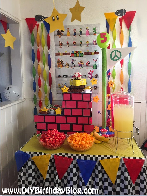 DIY Birthday  Blog Super Mario Brothers  Birthday  Party 