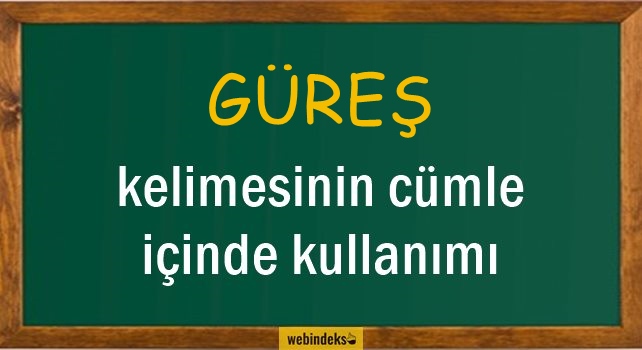 Güreş İle İlgili Cümleler, Güreşmek Kısa Cümle İçinde Kullanımı