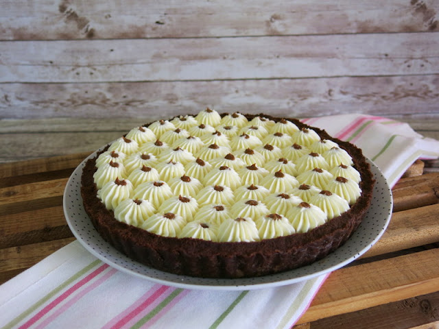 TARTA DE CHOCOLATE, DULCE DE LECHE Y MASCARPONE