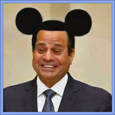 President Sisi And Mickey Mouse Ears - Worth 3 yrs In Jail?