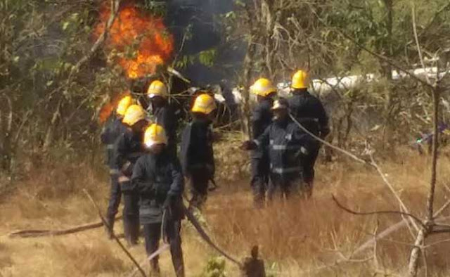  1 Dead, 3 Injured In Helicopter Crash In Aarey Colony Area In Mumbai