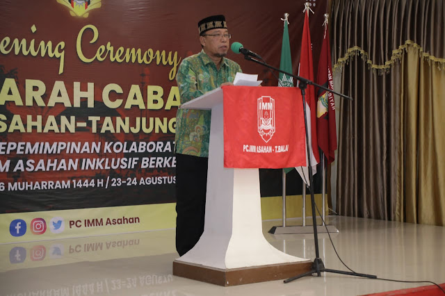 Hadiri Muscab XIV PC IMM Asahan-Tanjung Balai,Sekda Asahan Minta Pengurus Ikuti AD/ART