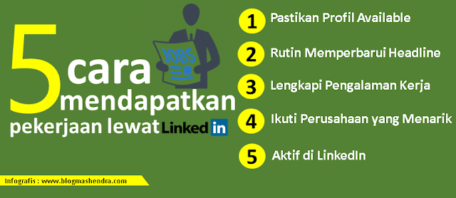 5 Cara Sederhana Agar Mendapat Pekerjaan Lewat LinkedIn - Blog Mas Hendra