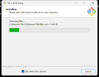 Cara mudah update Git Software di Windows