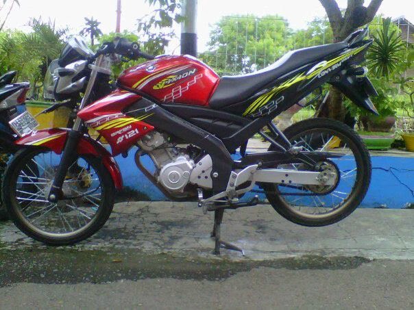 Modifikasi Motor Yamaha Vixion Velg Jari Jari