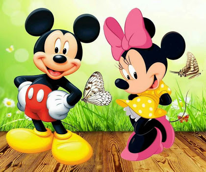30 Gambar  Kartun  Mickey  Mouse  dan Minnie Mouse  EXceed 