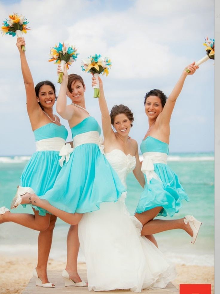 Tiffany Blue Bridesmaid  Dresses  Wedding  Stuff Ideas 