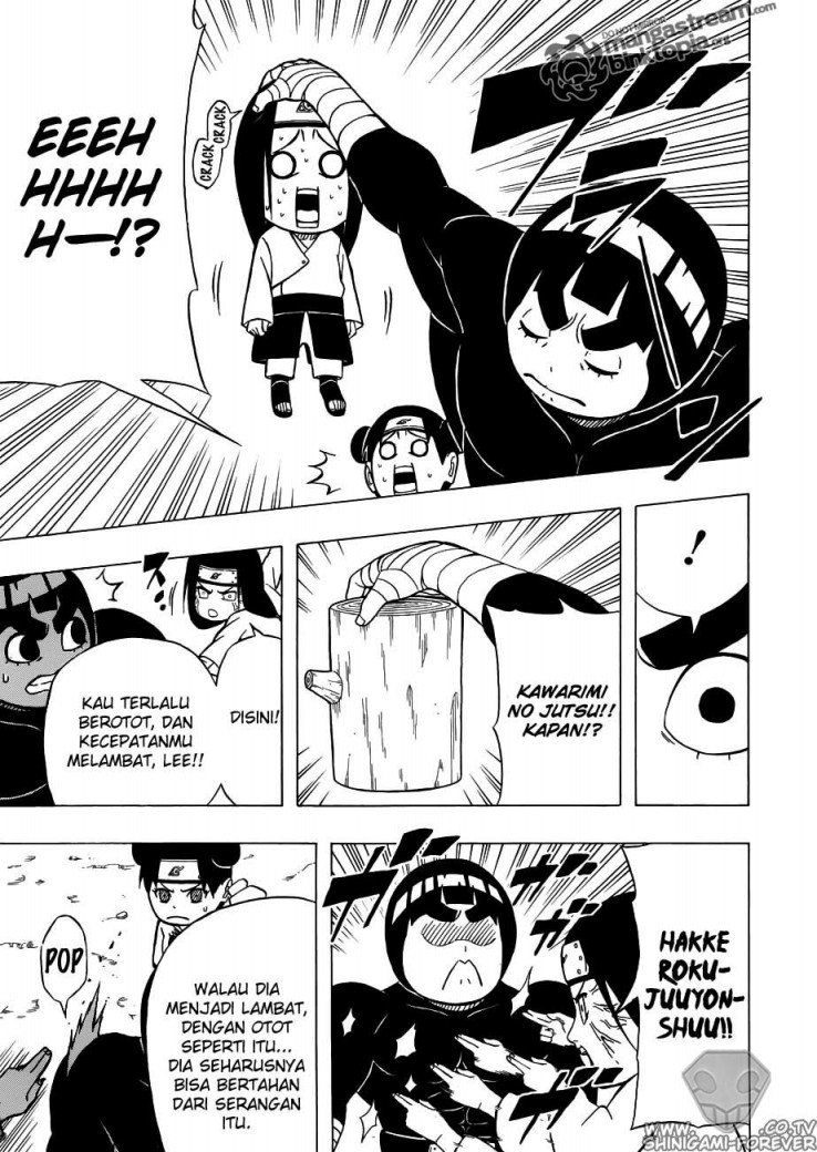 Baca Manga Komik Rock Lee Sprintime of Youth