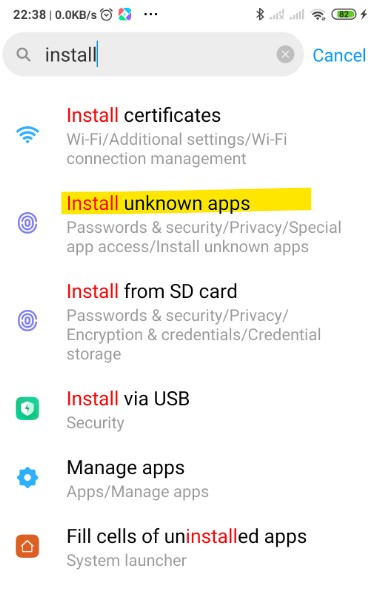 Cara install aplikasi sumber tidak diketahui