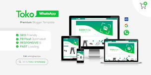 TokoWhatsApp V.1.3 Online Commerce Blogger  - Responsive Blogger Template