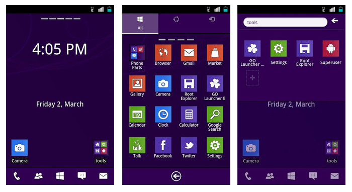 Windows 8 Go Launcher EX Theme 1.4  Bang-Faster™ Free 