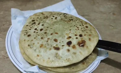 green peas paratha